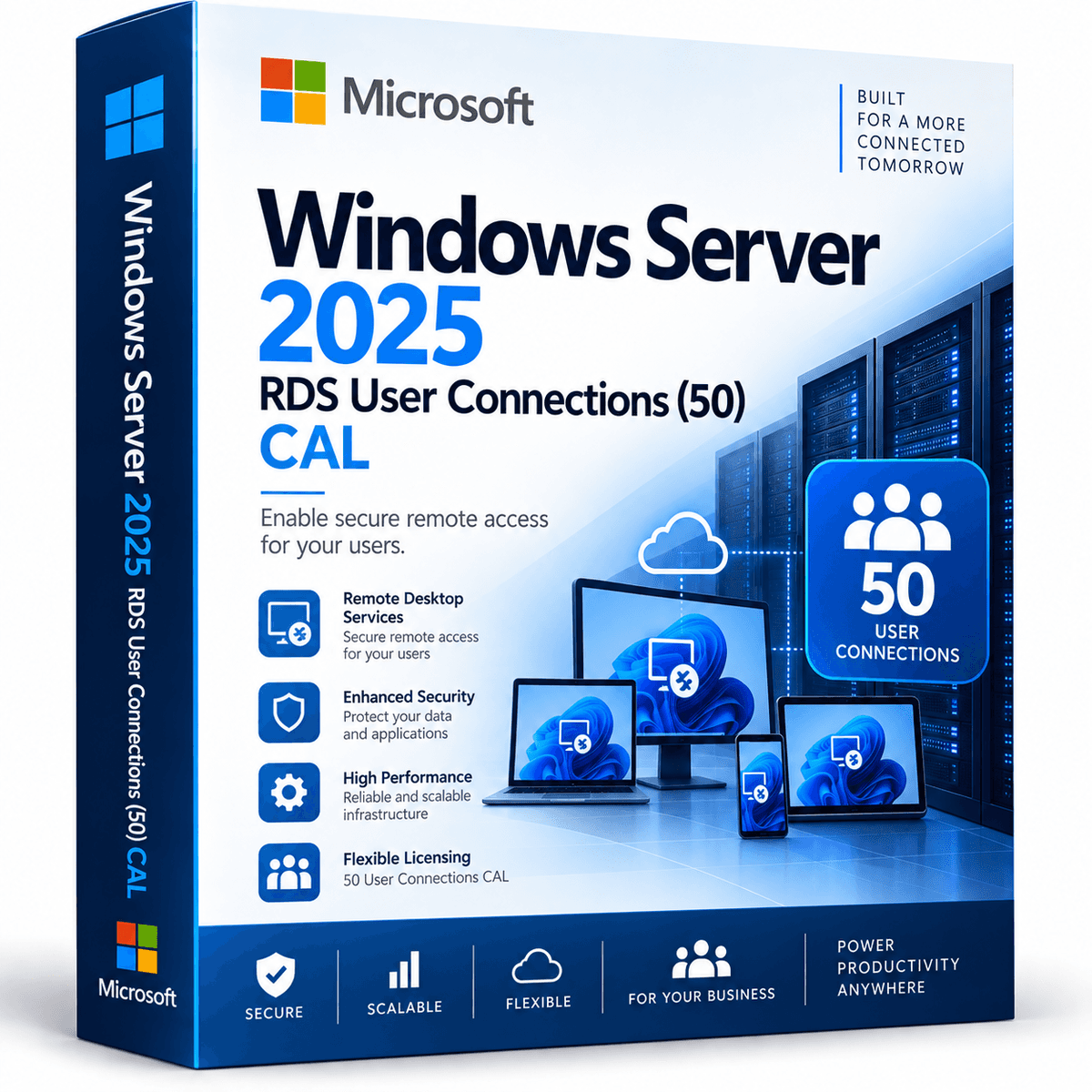 Windows server 2025 RDS user connections (50) cal