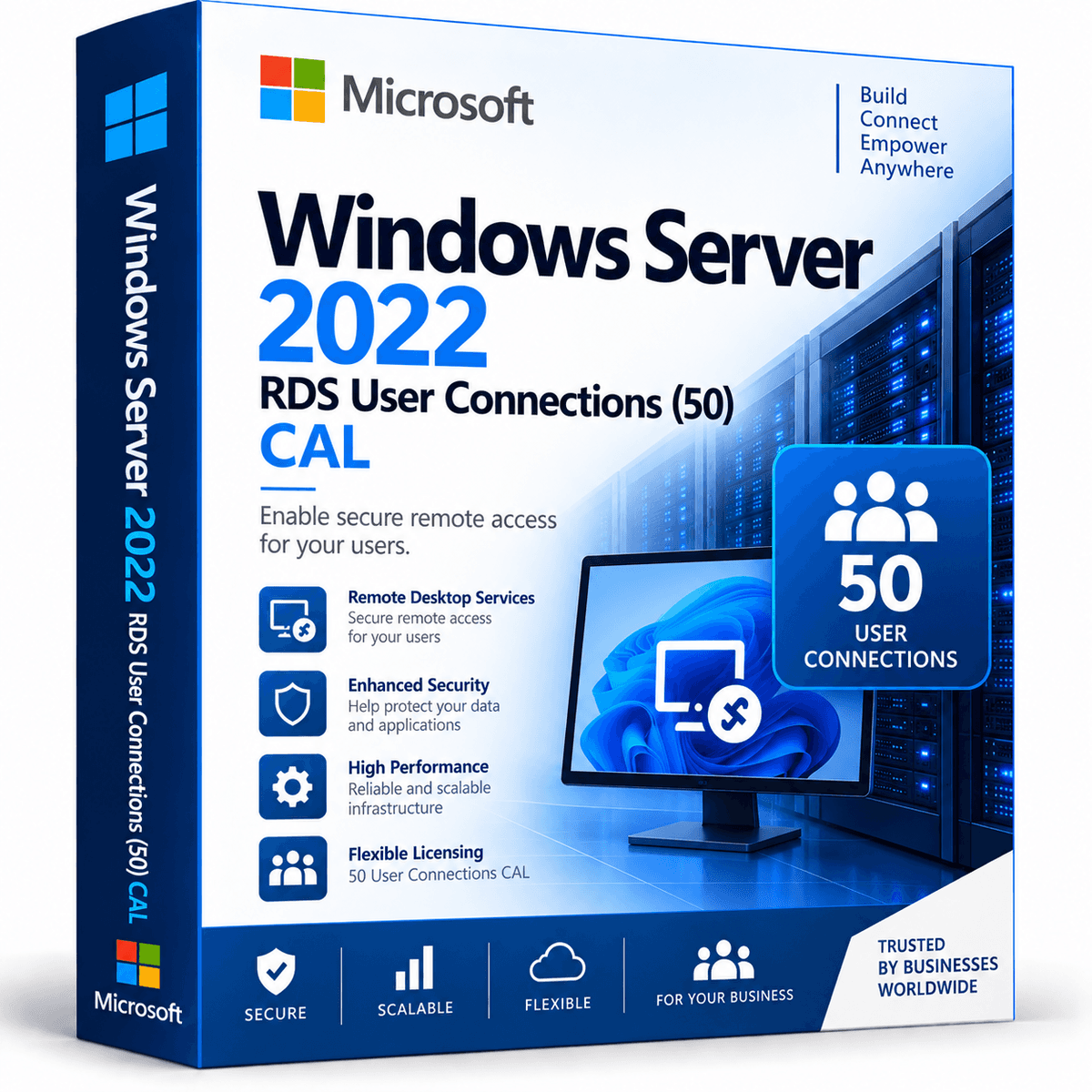 Windows server 2022 RDS user connections (50) cal