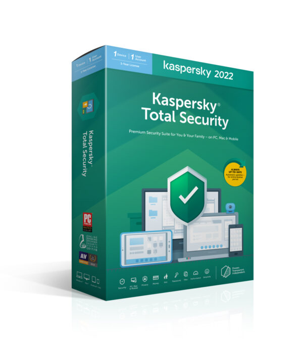 Kaspersky Total Security 1 PC 1 Year