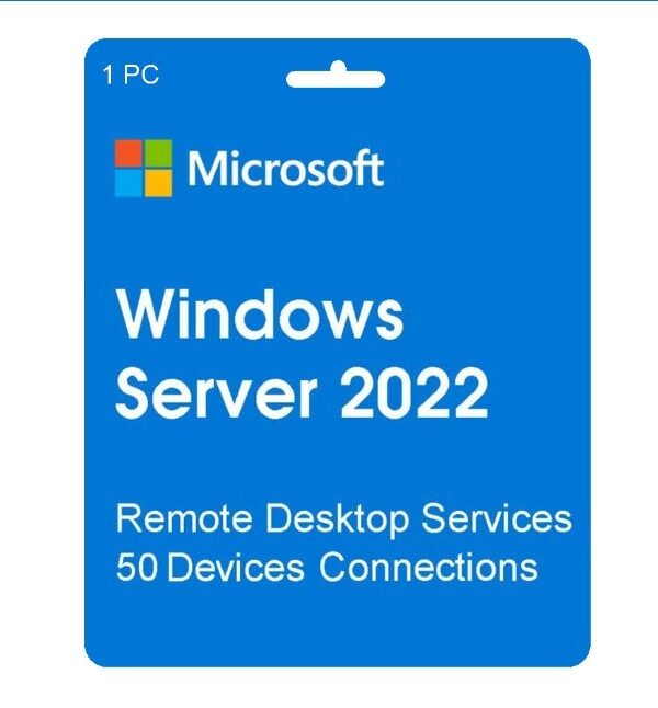 Windows Server 2022 Remote Desktop Services (RDS) - 50 Device CAL