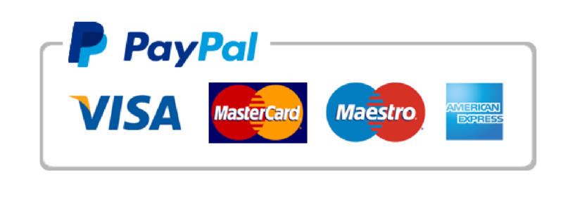paypal . visa, mastercard