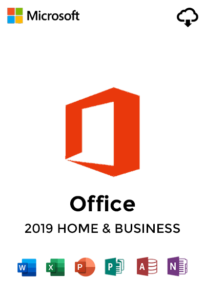 Microsoft Office 2019 Home and Business product artwork